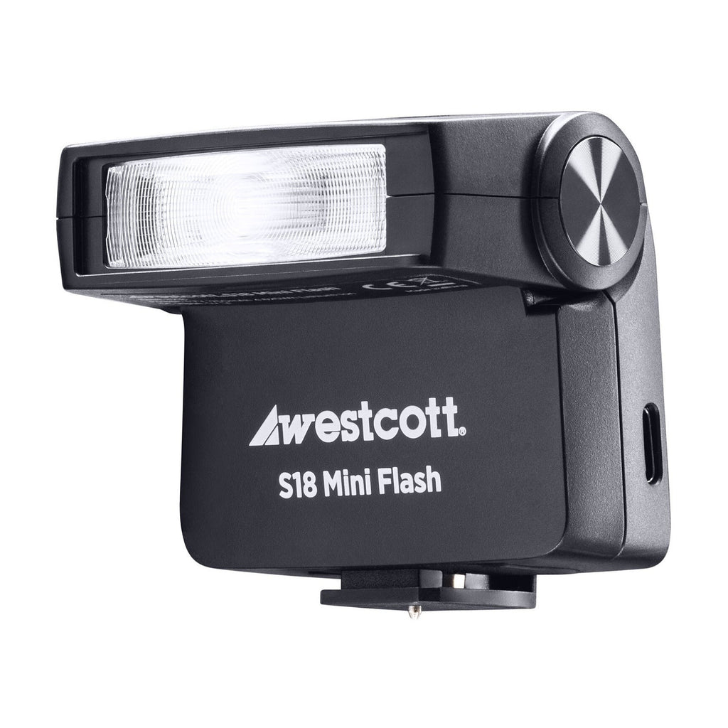 Westcott S18 Mini On-Camera Flash with Universal Hot Shoe Compatibility