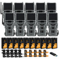 Spypoint Flex-S-Dark Solar Trail Camera with Panel (10 Pack) with Accessories