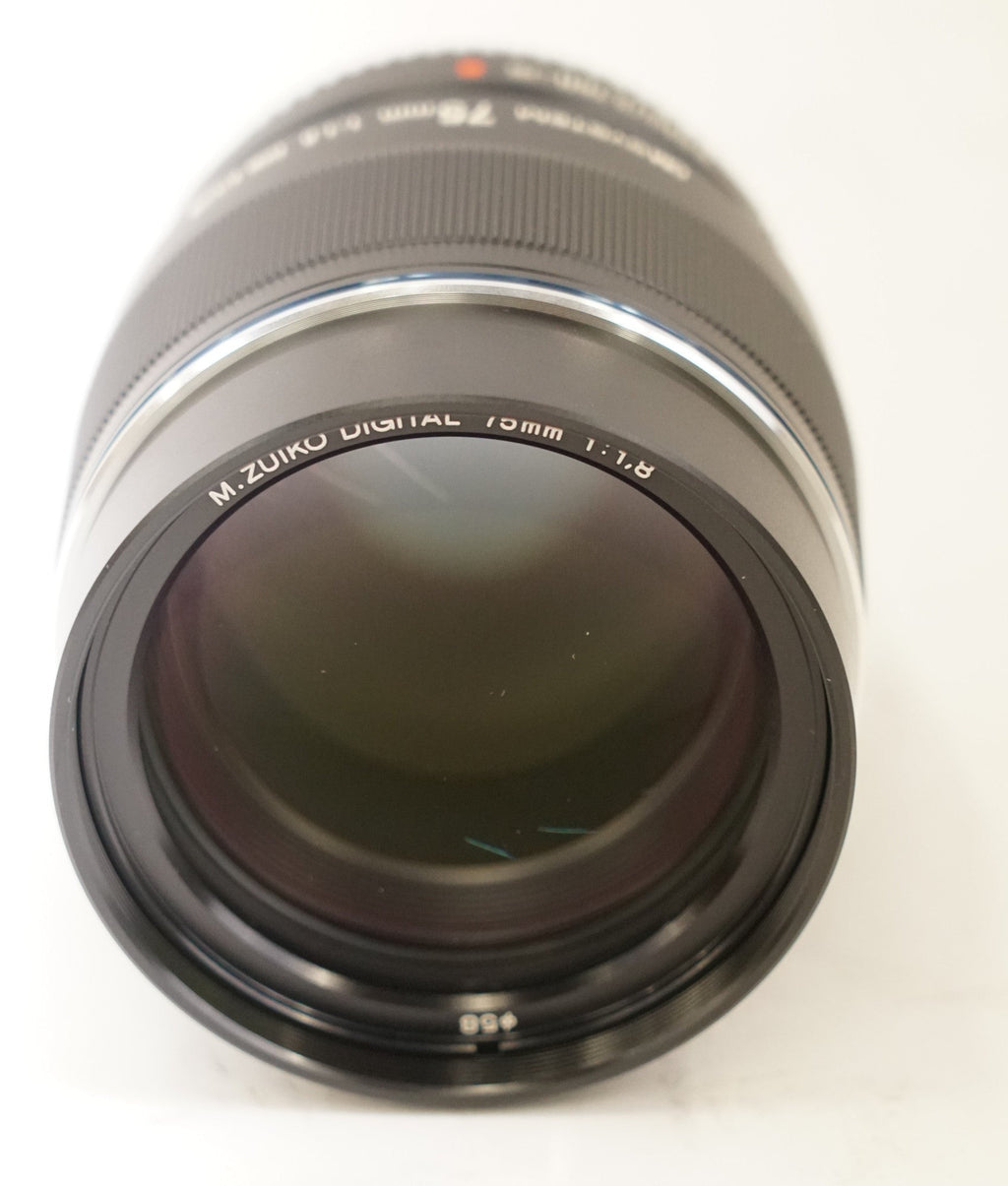 OM System M.Zuiko Digital ED 75mm f/1.8 Lens for Micro Four Thirds Cameras (Used)