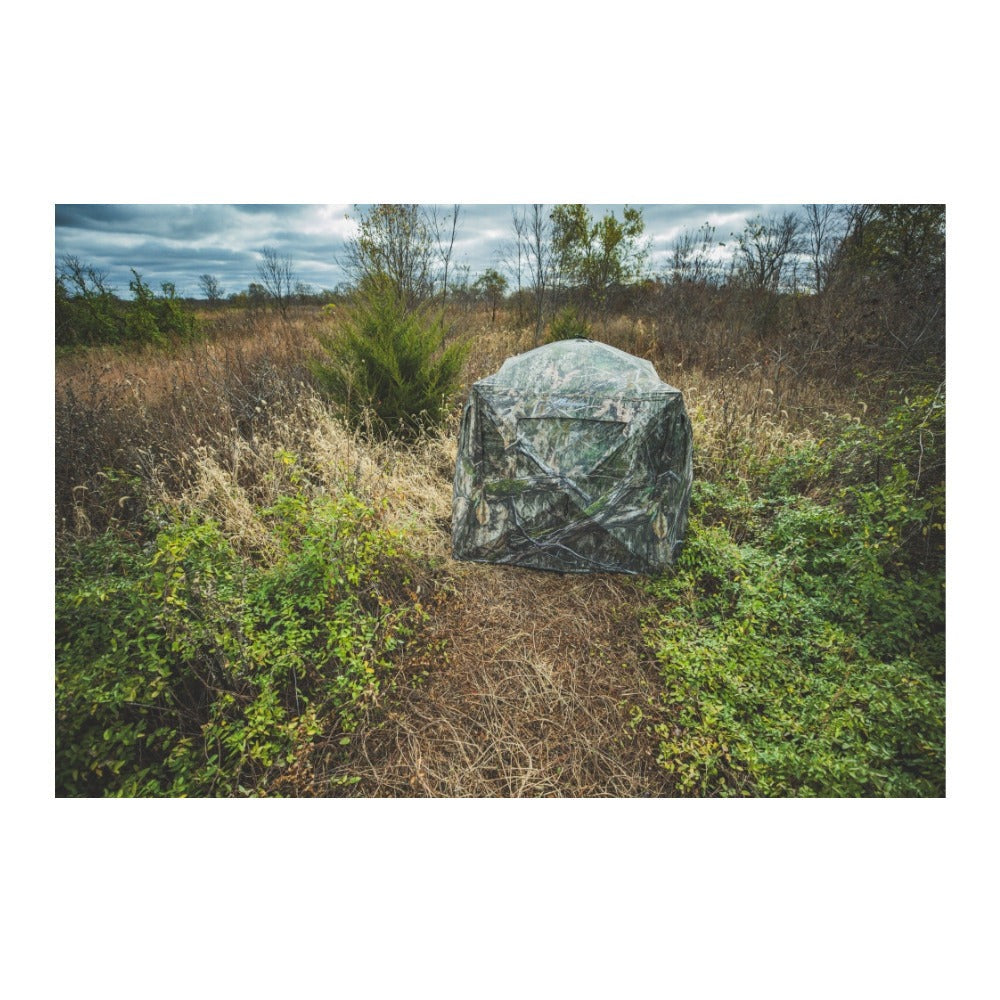 Ameristep Brickhouse Wide Bottom Ground Blind 75X75X66-Inch Footprint