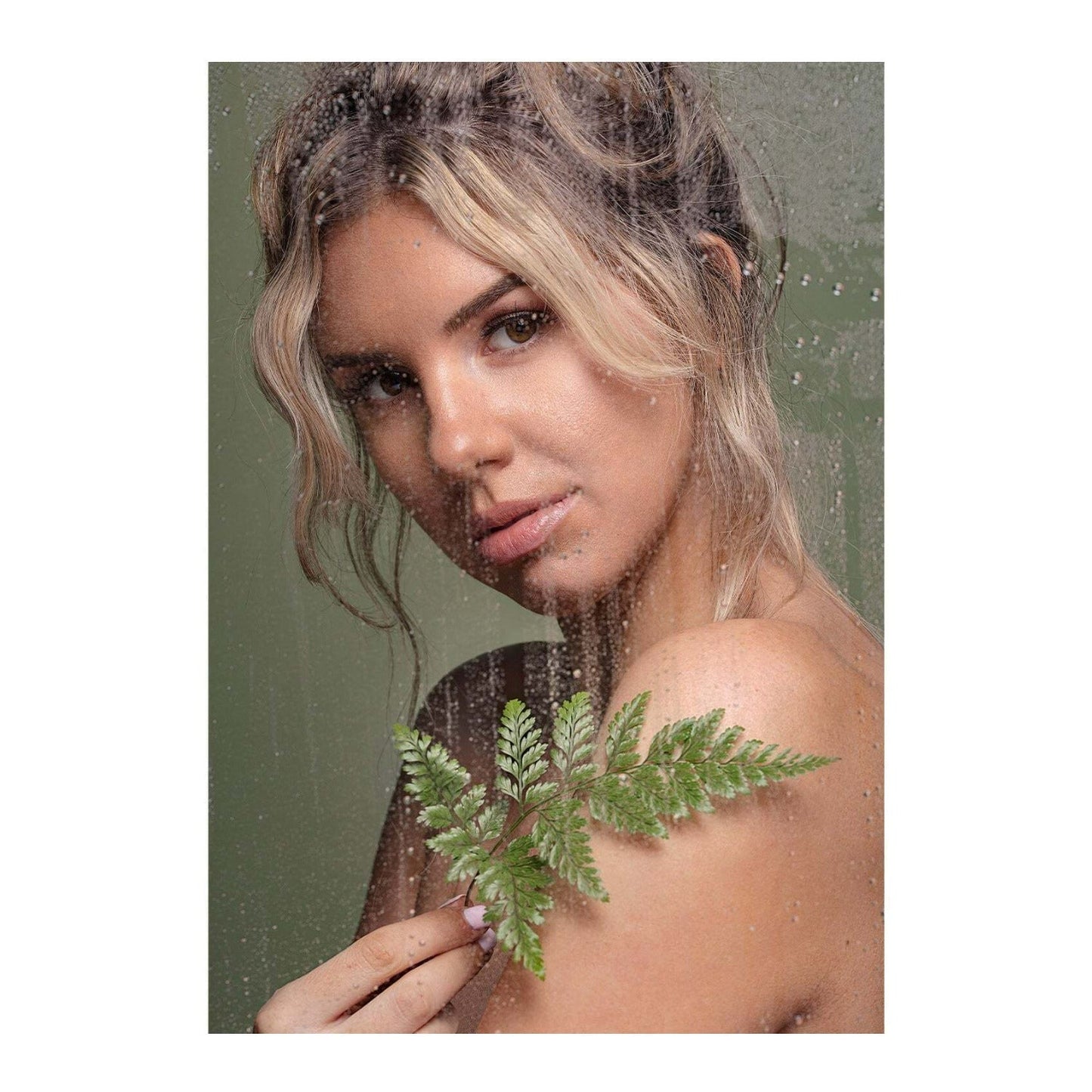 Westcott X-Drop Pro Wrinkle-Resistant Backdrop (Light Moss Green, 8 x 8 Feet)