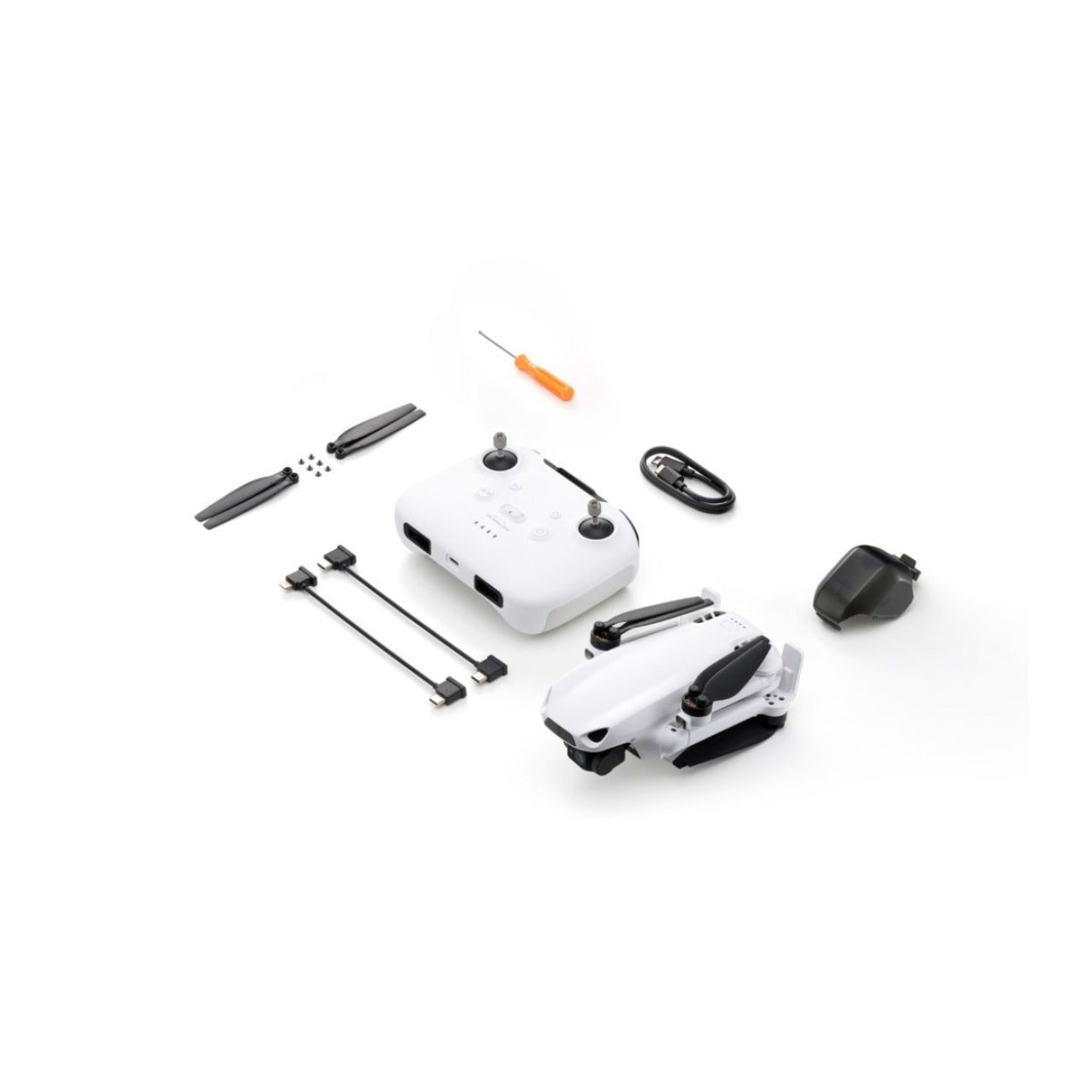 SKYROVER S1 Mini Camera Drone with 4K/60fps Video and 3-Axis Gimbal (White)