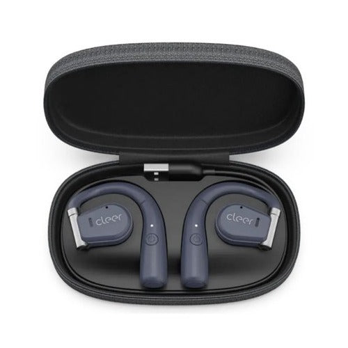 Cleer ARC Open-Ear Ear Hook Design Flexible Hinge Touch Control True Wireless Earbuds (Blue)