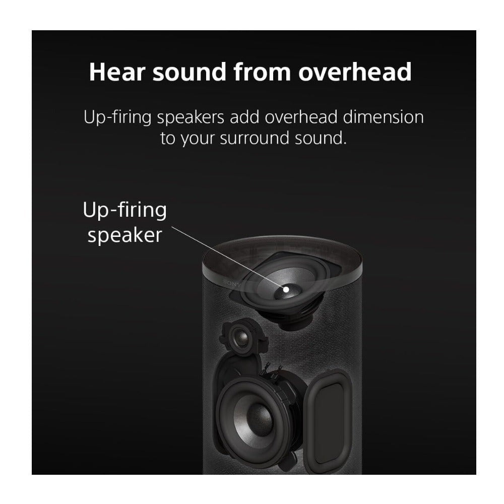 Sony BRAVIA Theater Rear 9 SA-RS9 Wireless Speakers w/ 360 Spatial Sound (Black)