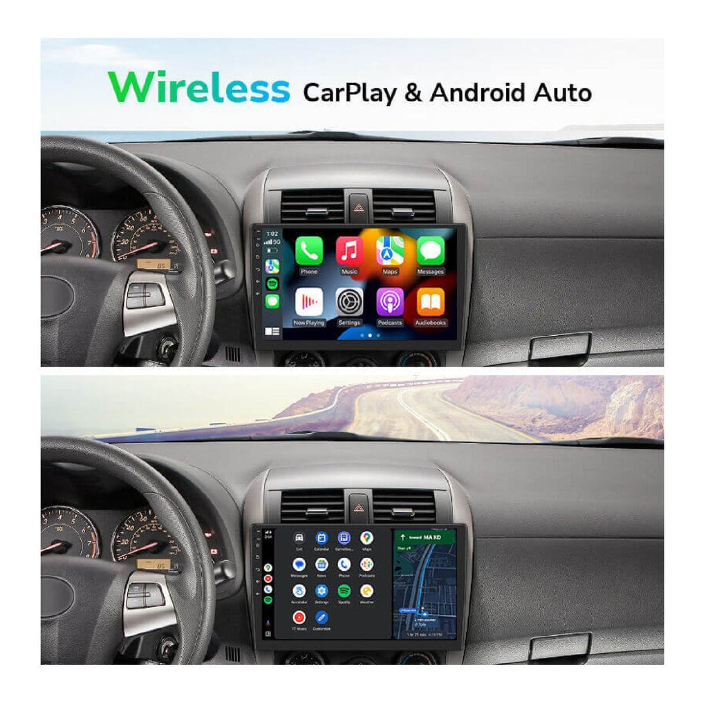 Eonon Android 13 Double Din Car Radio - 10.1 Inch QLED Touch Screen (6GB+64GB)