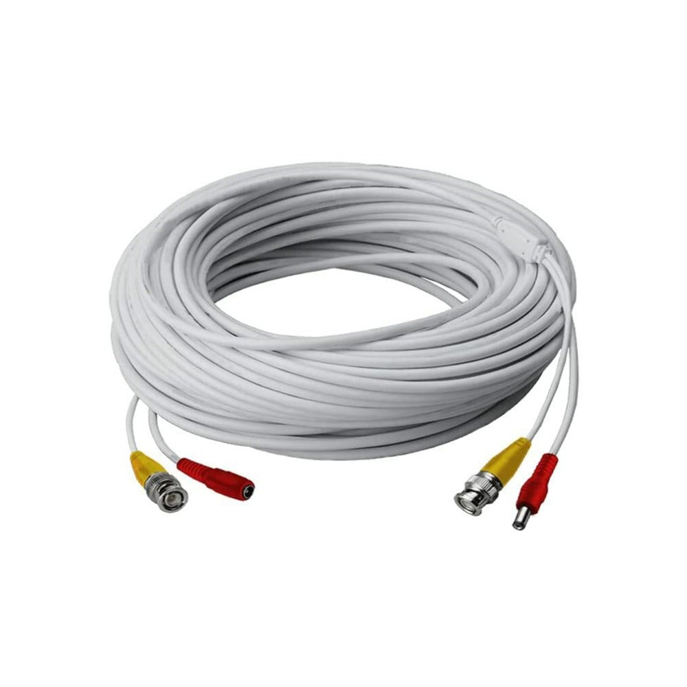 Lorex RG59 250-Feet Power Accessory Cable for Analog Security Camera (White)