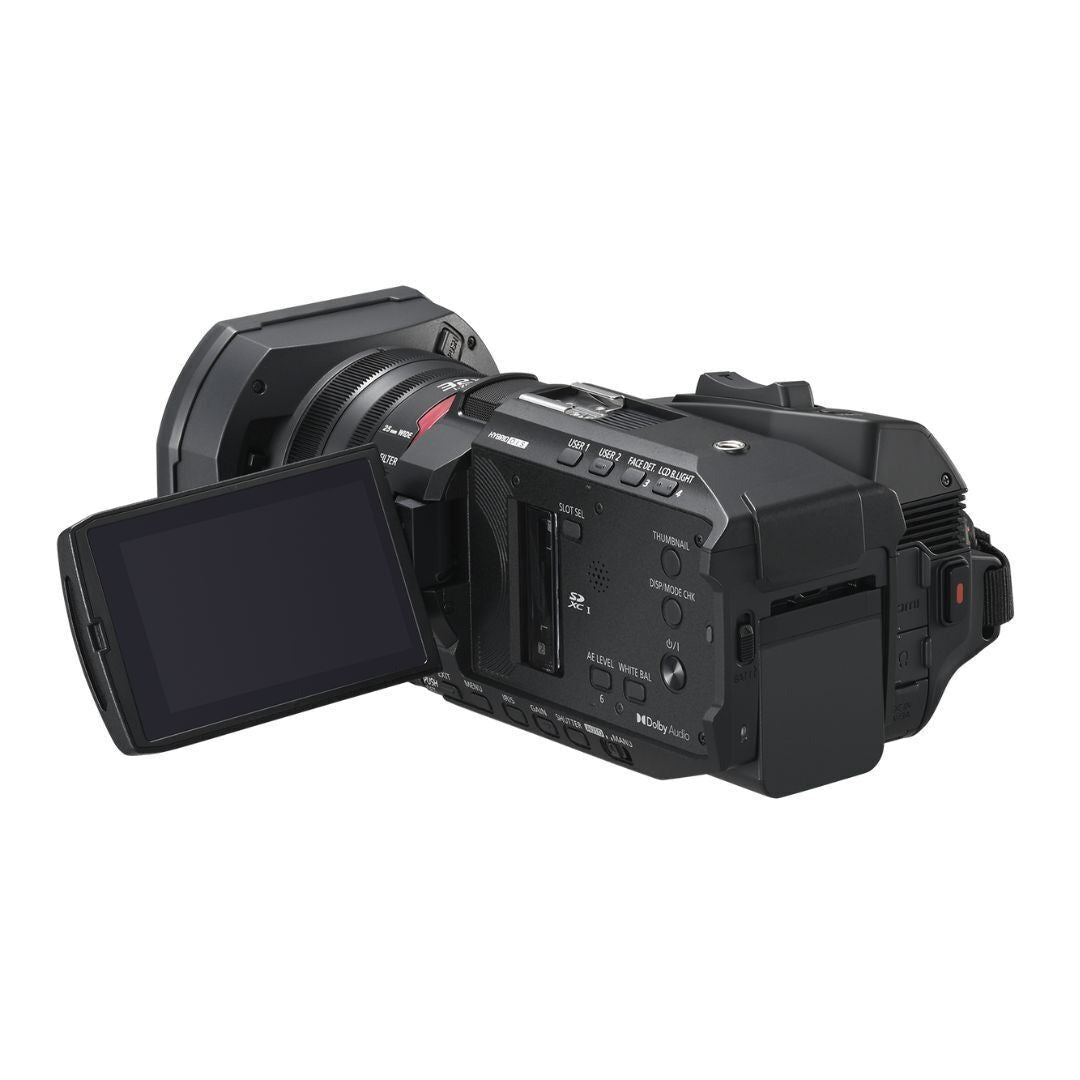 Panasonic HC-X1200 UHD 4K HDMI Camcorder with 24x Zoom 60p and HYBRID O.I.S. (Black)