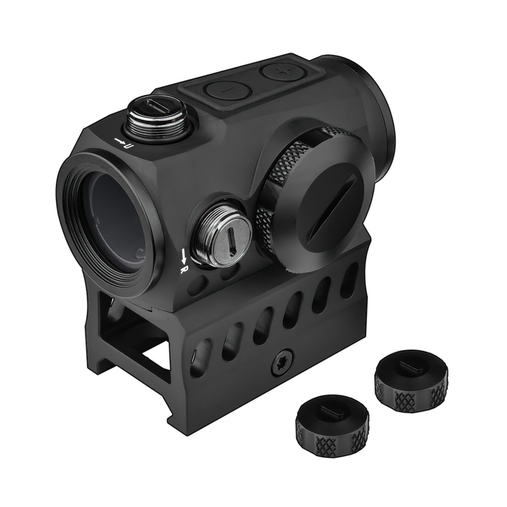 Cyelee T10 X PRO IPX7-rated Picatinny Red Dot Sight with Multi-Reticle System and Riser Mount