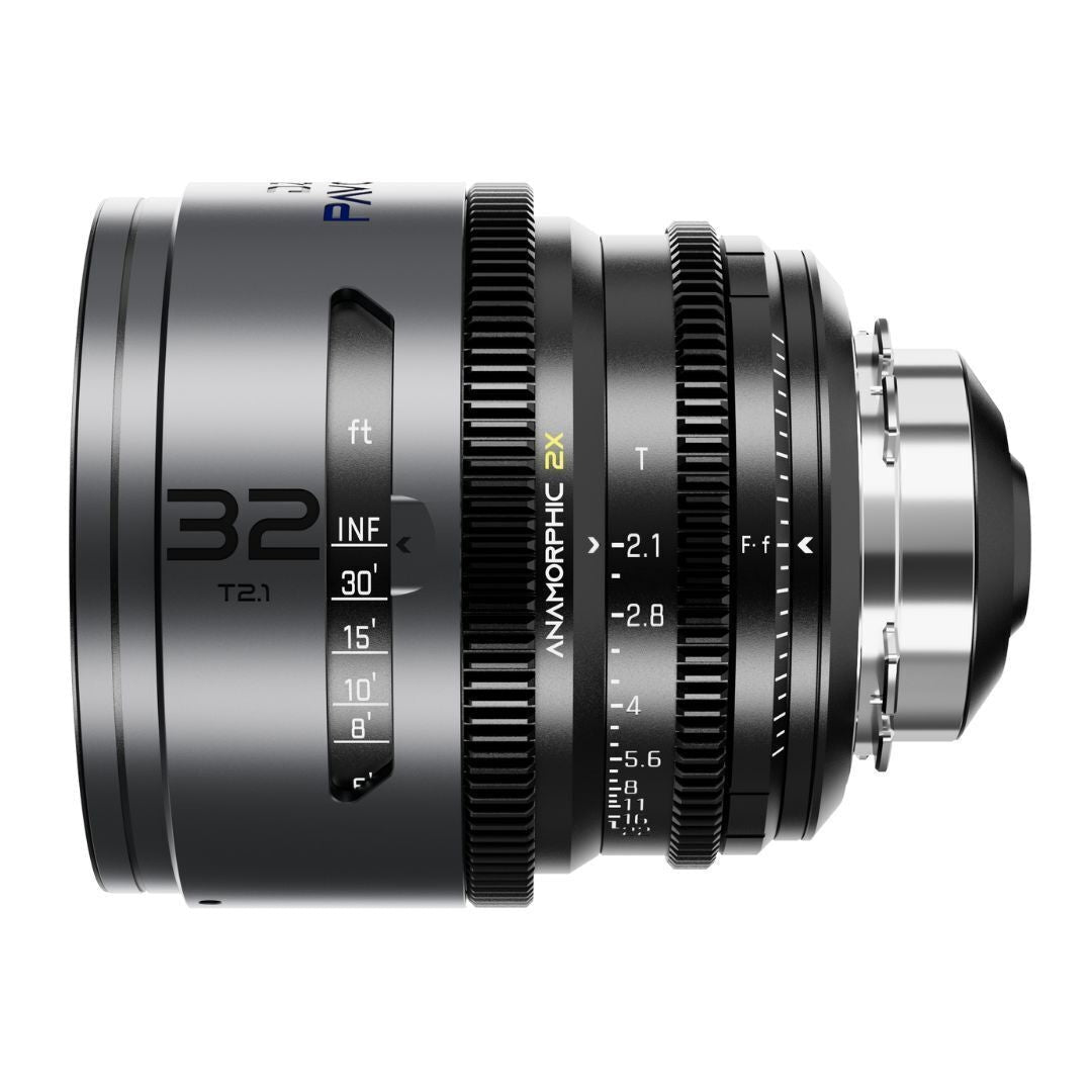 DZOFilm Pavo 2x Anamorphic 6-Lens Set with Blue Coating, PL or EF Mount (Space Gray and Black)
