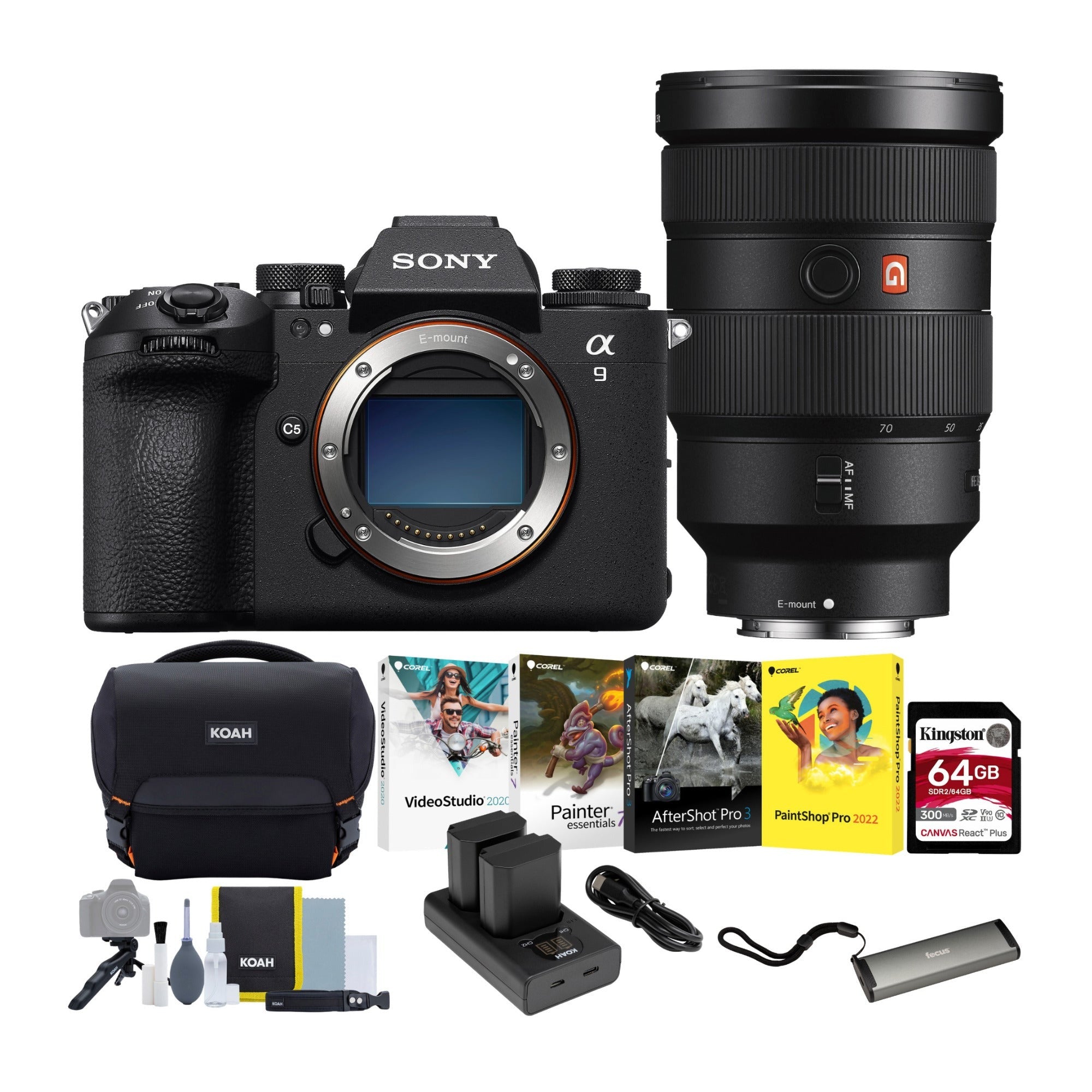 Sony Alpha 9 Mark III Mirrorless Camera with FE 28-70mm f/2 GM Lens (E-Mount)