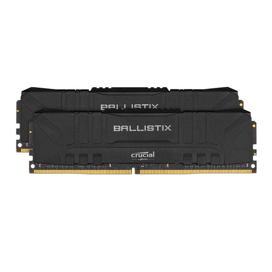 Crucial Ballistix 16GB DDR4-3200 UDIMM RAM Desktop Memory Kit (2x8GB, Black)