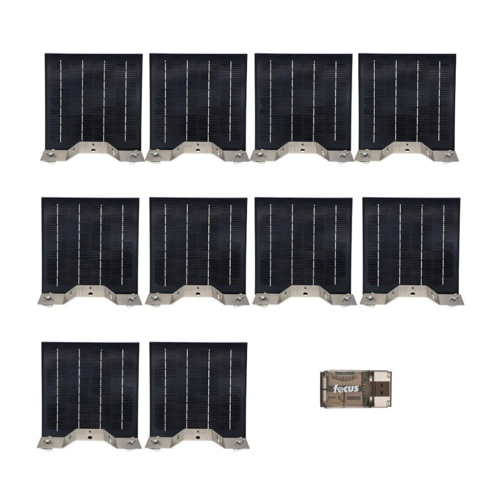 Spartan Solar Panel 10W for GoLive and Ghost Trail Cameras with Bracket Mount Bundle
