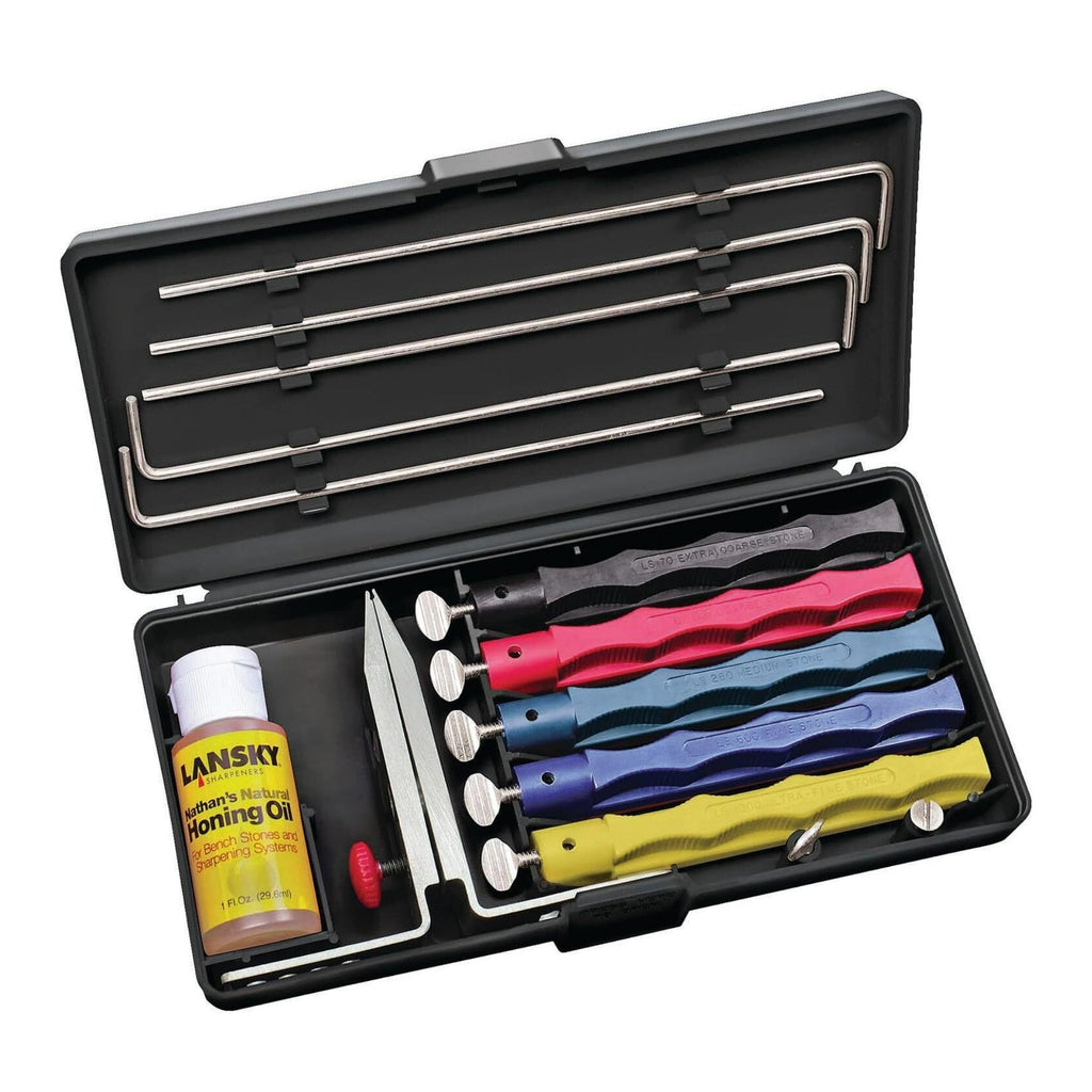 Lansky Deluxe 5-Stone Ceramic Knife Sharpening System