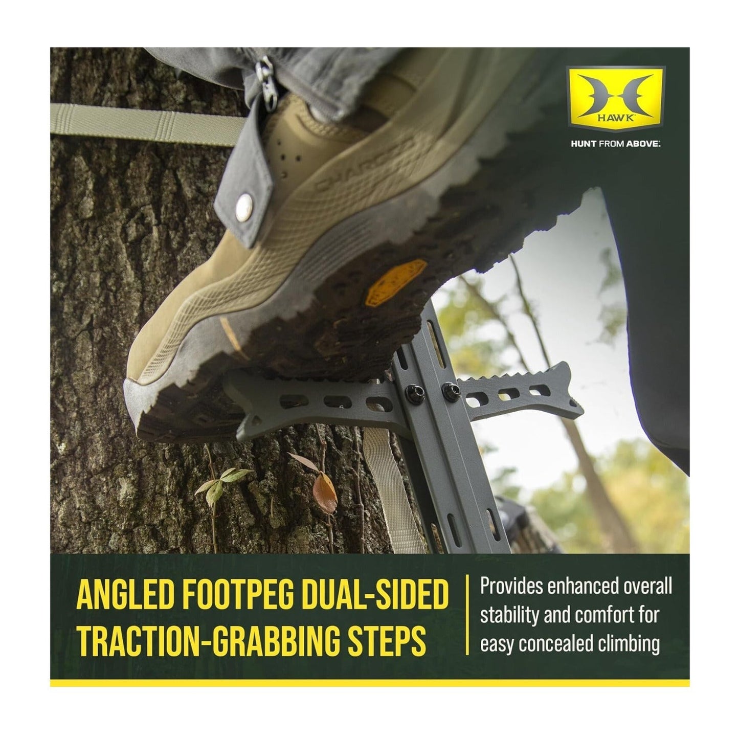 Hawk Helium 20-Inch Aluminum Tree Stand Climbing Stick Gen 2 (1-Pack)