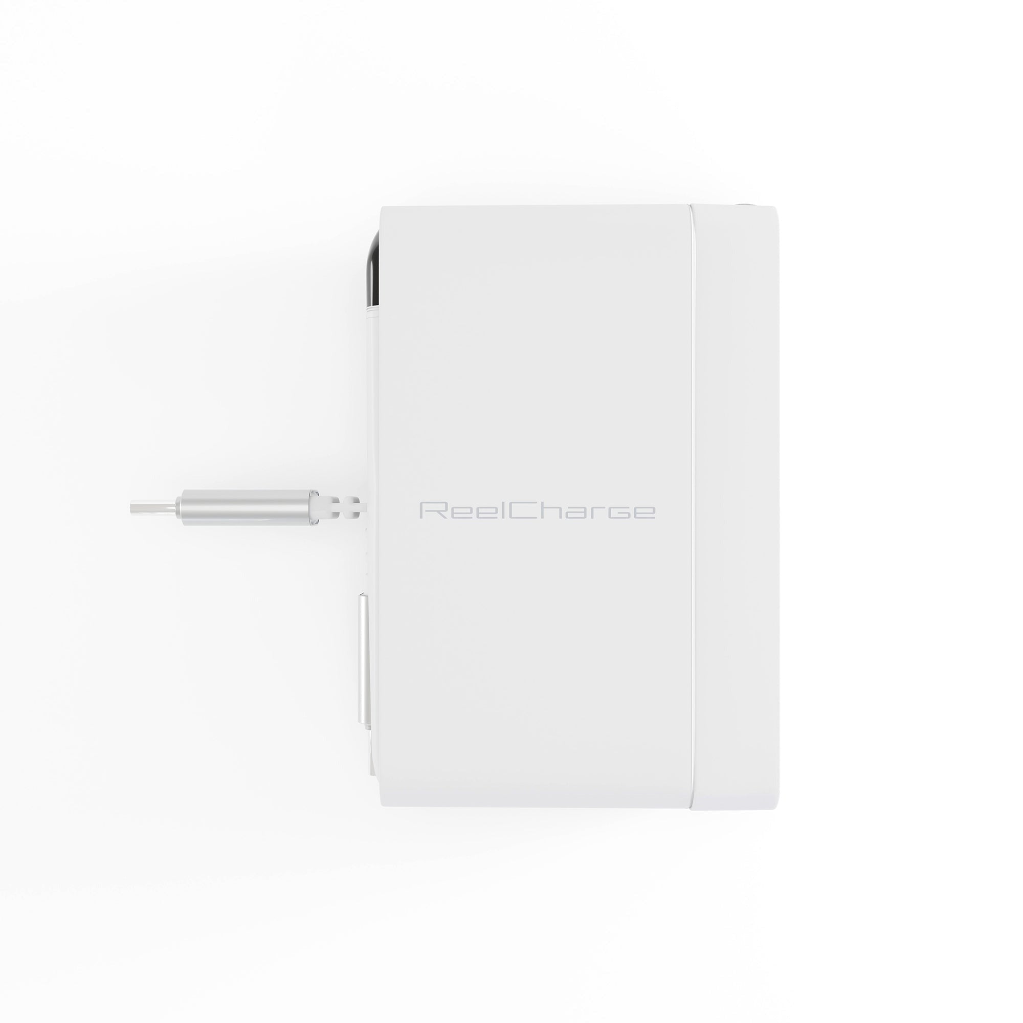 ReelCharge 70W Wall Charger with Retractable USB-C (White)