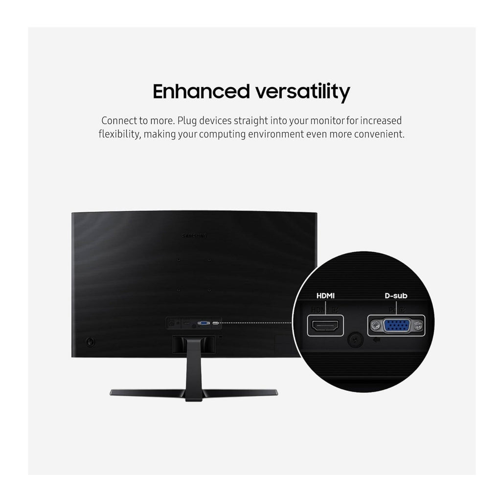 Samsung Essential S3 S36GD 24-Inch FHD 1800R Curved Monitor (Black)