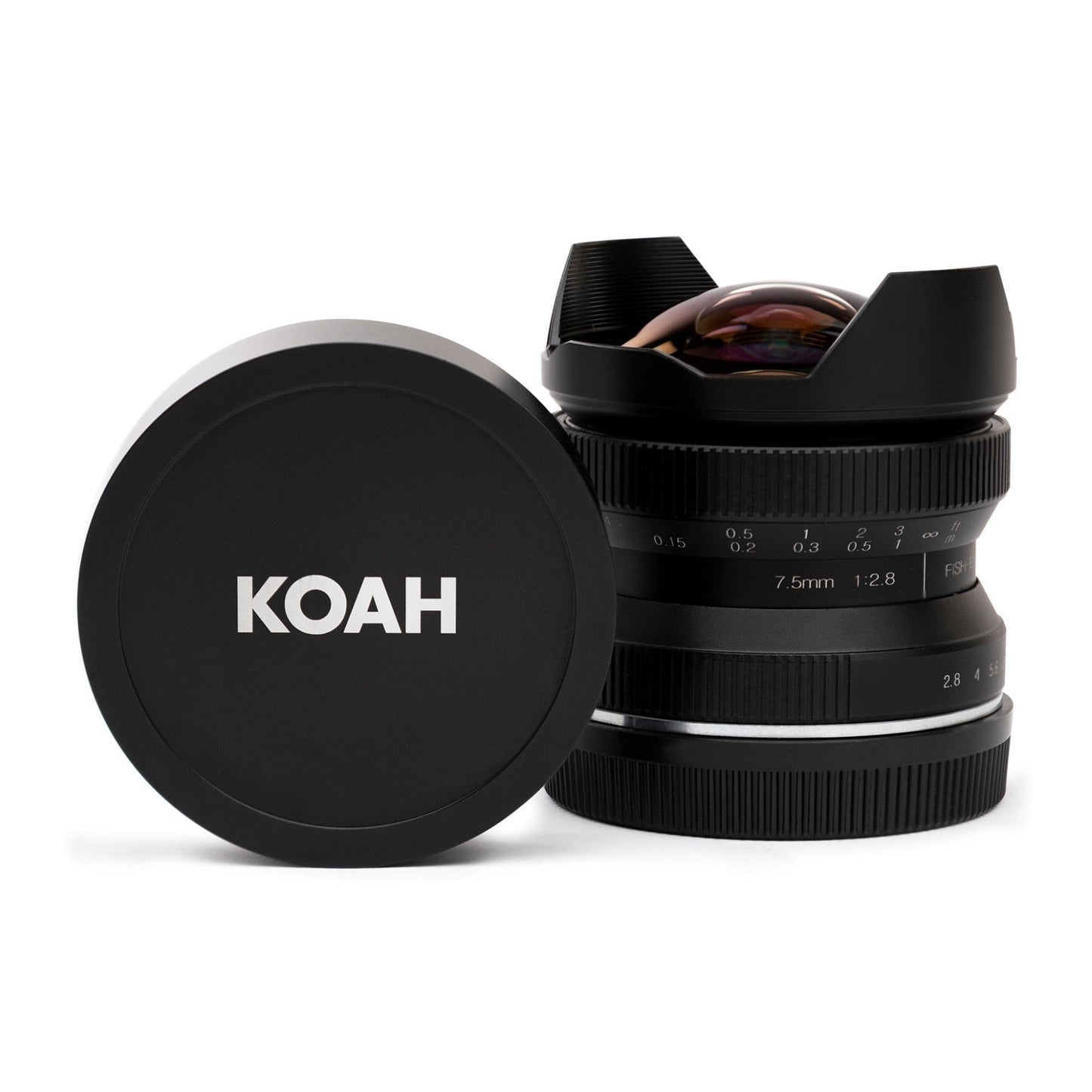Koah Artisans Series 7.5mm f/2.8 Wide-Angle Fisheye Lens for Canon EF-M Mount (Black)