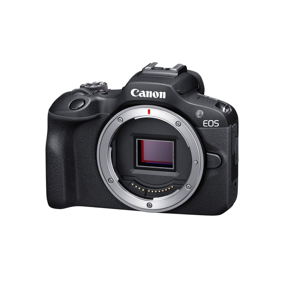 Canon EOS R100 Mirrorless Camera with 18-45mm and 55-210mm Lenses Bundle
