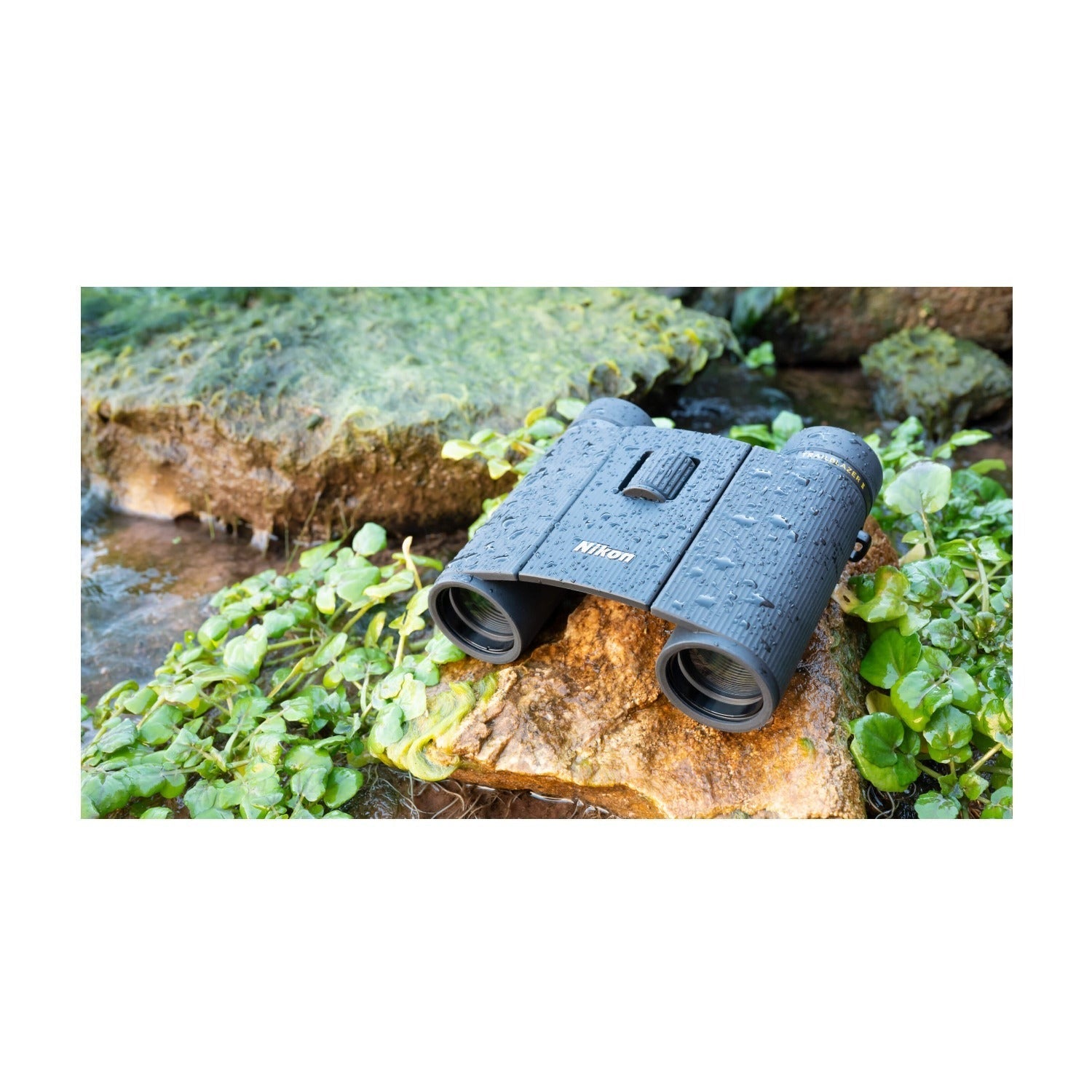 Nikon Trailblazer II 8x25 Compact Binoculars (Black) with Sling Strap Bundle