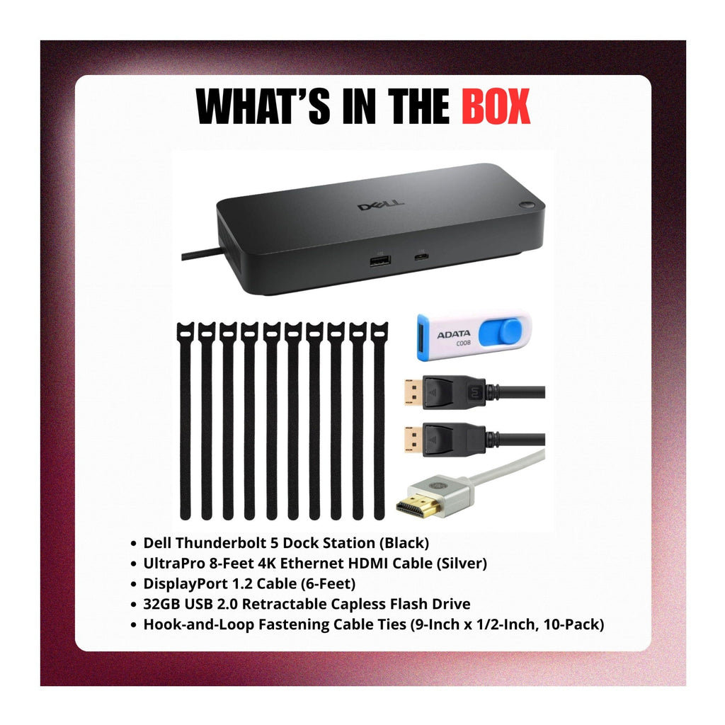 Dell Thunderbolt 5 Dock Station with Accessories Bundle