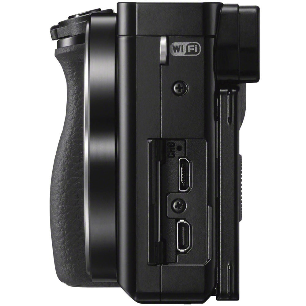 Sony Alpha a6000 24.3MP Mirrorless Digital Camera with 16-50mm OSS Lens (Black)