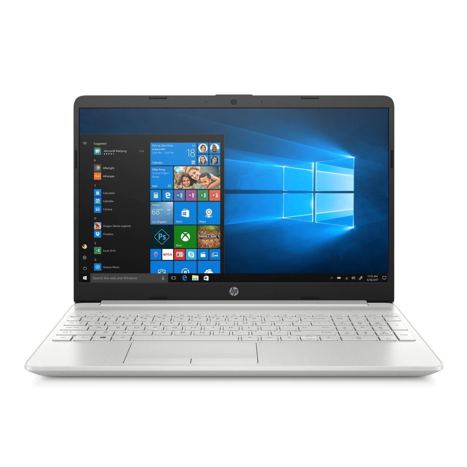 HP 15-dw0091 Laptop, 15.6" Touch, Intel Core i7-8565U, 12GB RAM, 128GB SSD (Certified Refurbished)