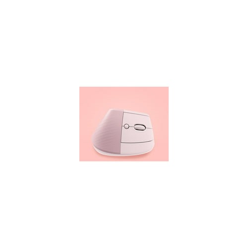 Logitech Lift Vertical Wireless Ergonomic Mouse with Customizable Buttons - Rose