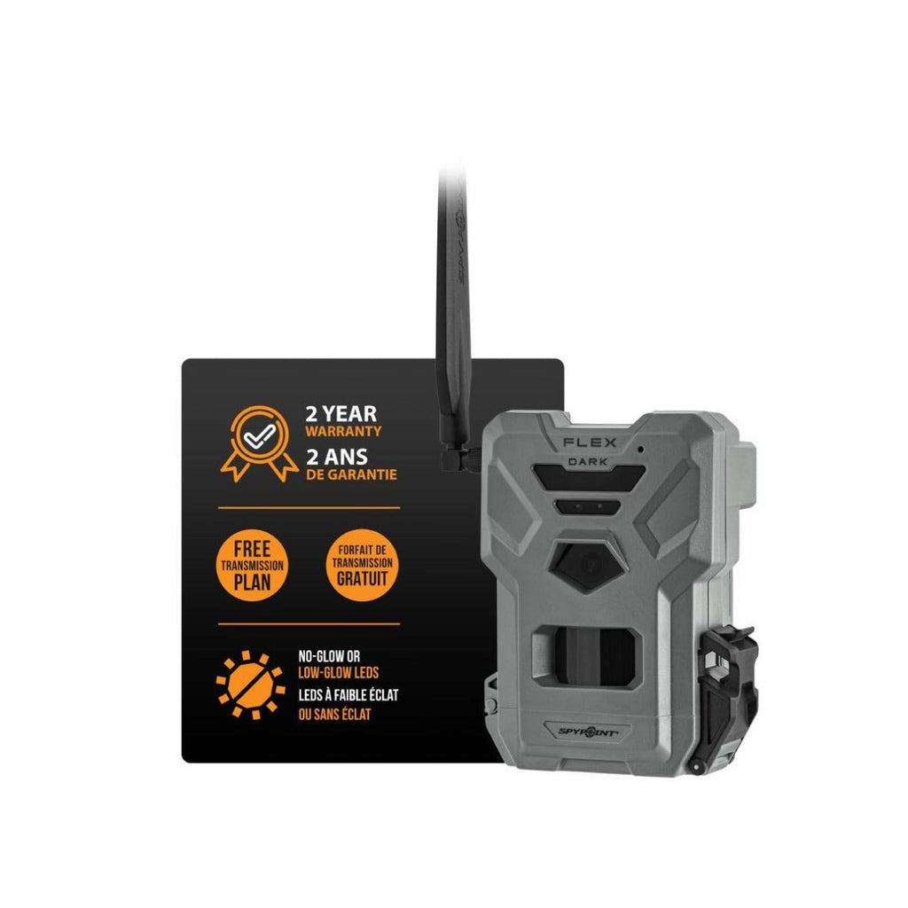 Spypoint Flex Dark GPS Cellular Trail Camera with Mount and 32GB Card Bundle