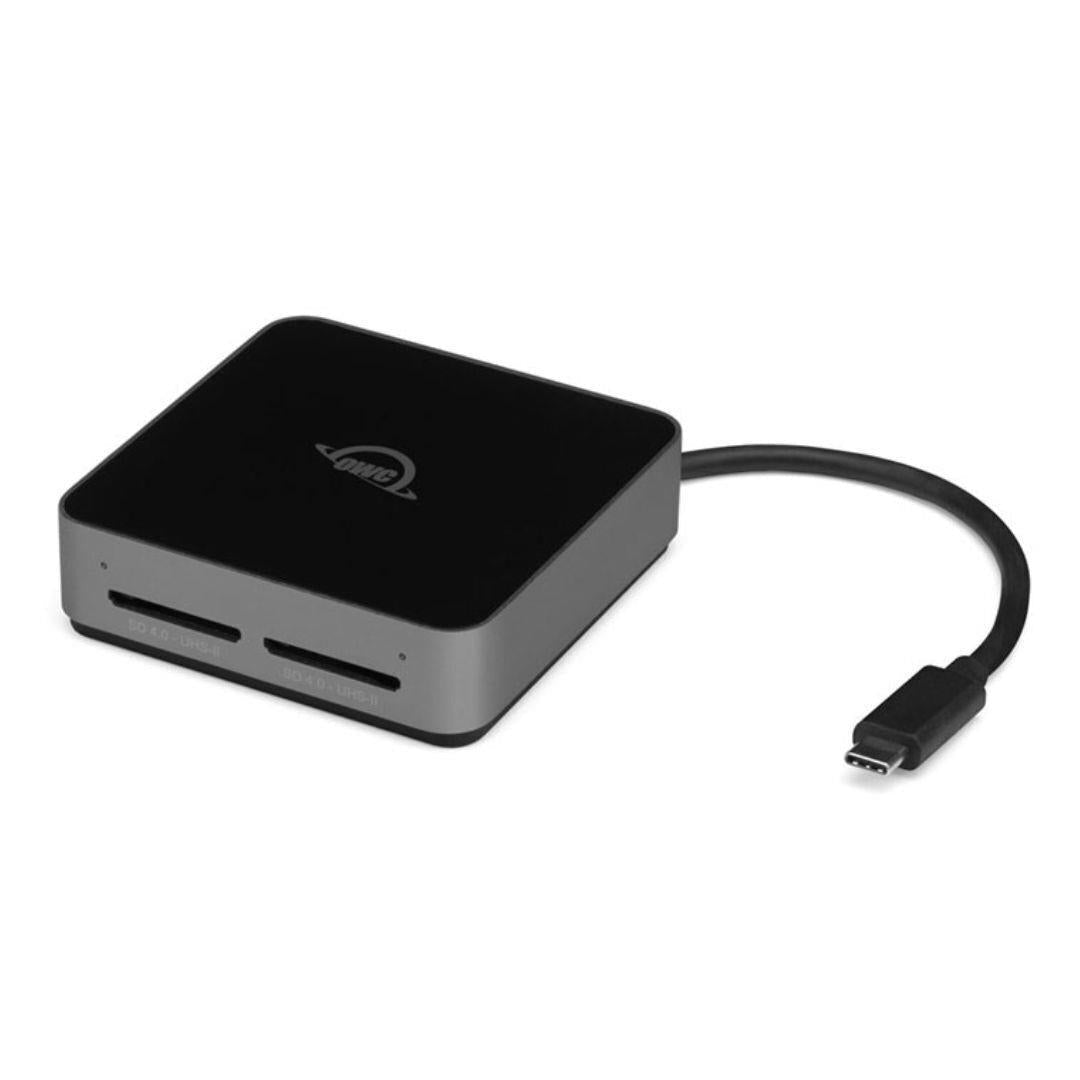 OWC 64GB Atlas Ultra UHS-II SDXC Memory Card with Dual SD-Slot SDXC UHS-II Card Reader