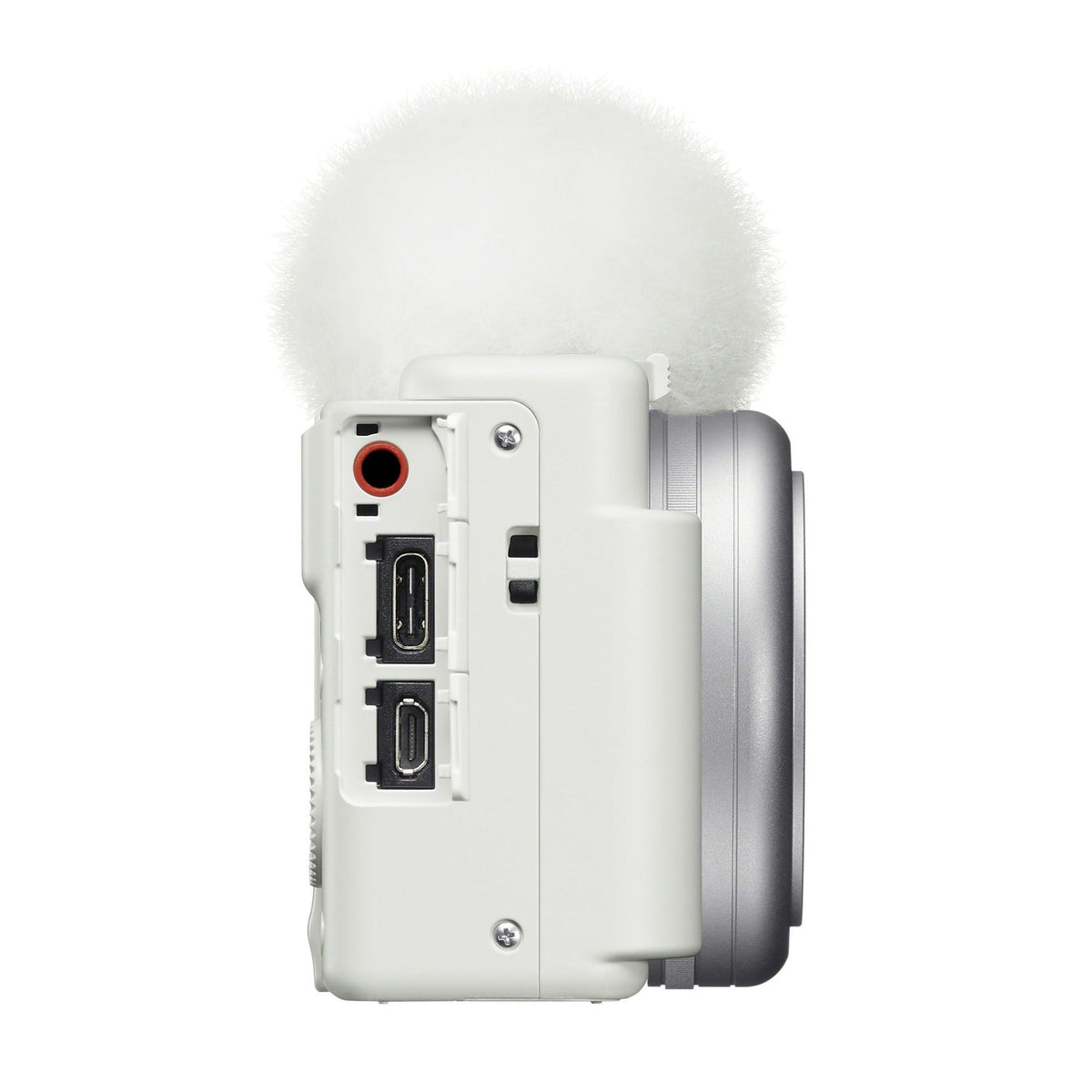 Sony ZV-1F Vlog Camera for Content Creators and Vloggers (White)