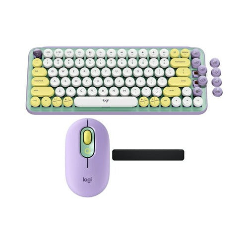 Logitech POP Keys Wireless Mechanical Keyboard and POP Mouse Bundle