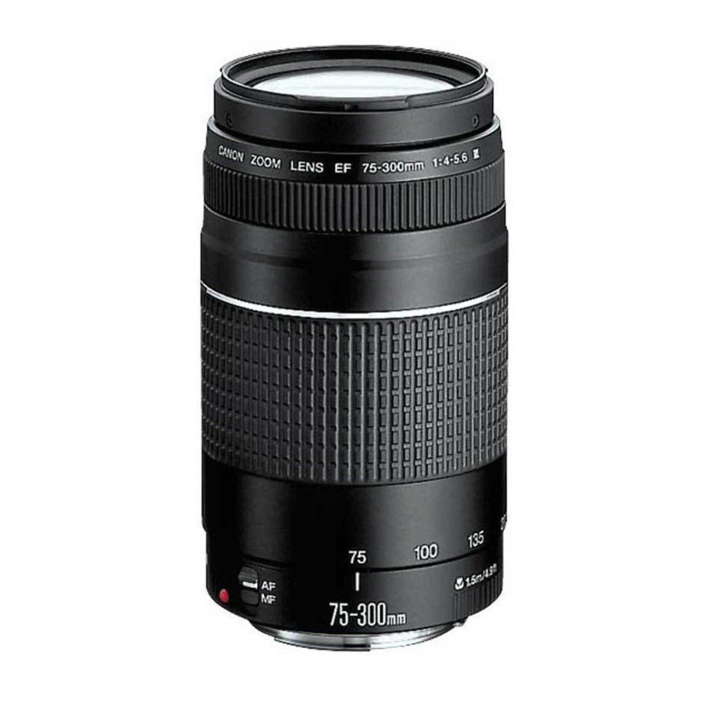 Canon EOS Rebel SL3 DSLR 4K Camera (Black) with EF-S 18-55mm and EF 75-300mm Double Zoom Lens Bundle