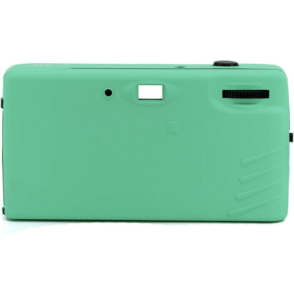 YASHICA MF-1 Snapshot Art 35mm Film Camera Set (Turquoise)