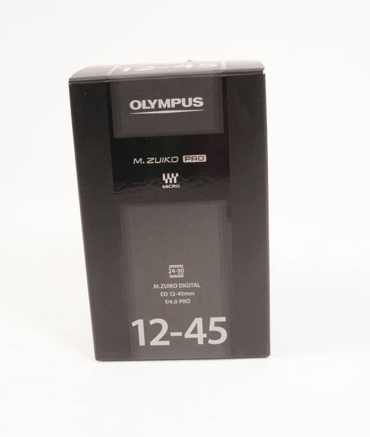 OM System M.Zuiko Digital ED 12-45mm F4.0 PRO Compact Weather-Sealed Zoom Lens (Used)