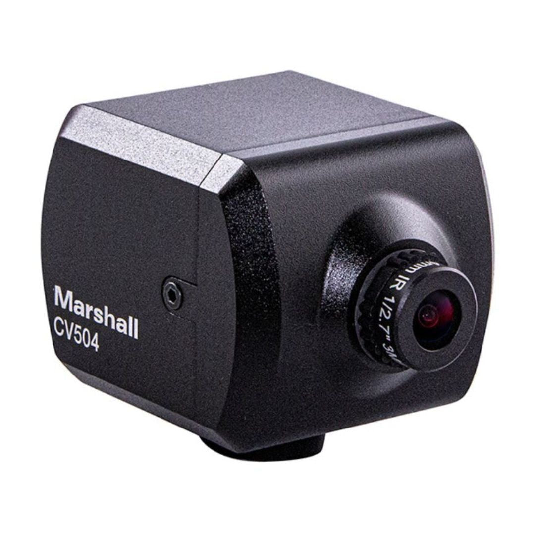 Marshall CV504 Micro POV Camera with Sony 6.46mm Solid-State Sensors and HD Display (3GSDI, Black)