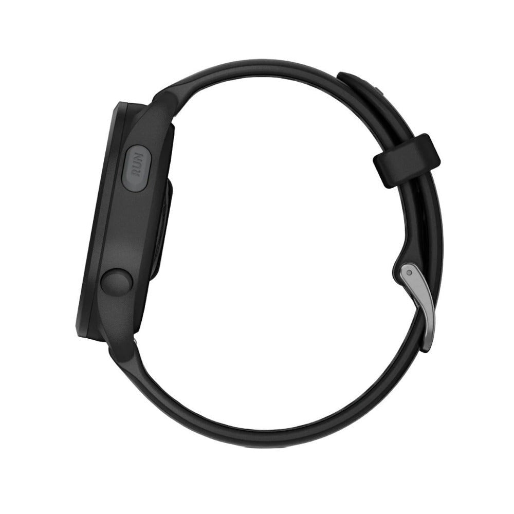 Garmin Forerunner 165 GPS Running Smartwatch (Black/Slate Gray) Bundle with T710 Earbuds