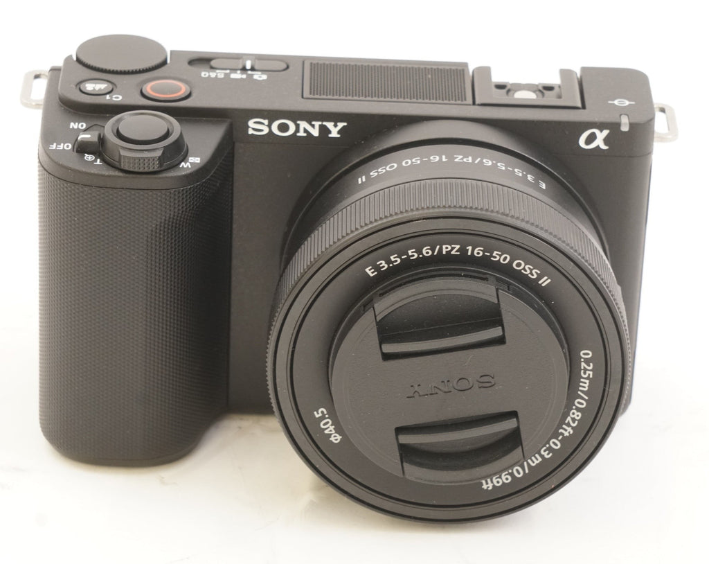 Sony Alpha ZV E10 II Content Creators Black Camera with Mirrorless Lens Bundle (Used)
