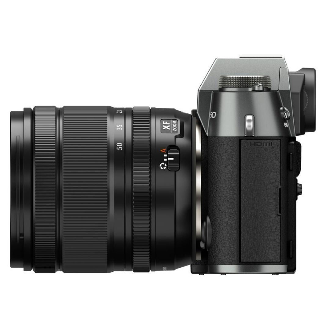 Fujifilm X-T50 Digital Camera with FUJINON XF16-50mm F2.8-4.8 R LM WR Lens Kit (Charcoal Silver)