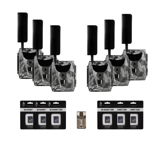 Spartan GoLive 4G/LTE 1080p Trail Camera (Verizon, 6 Pack) Bundle