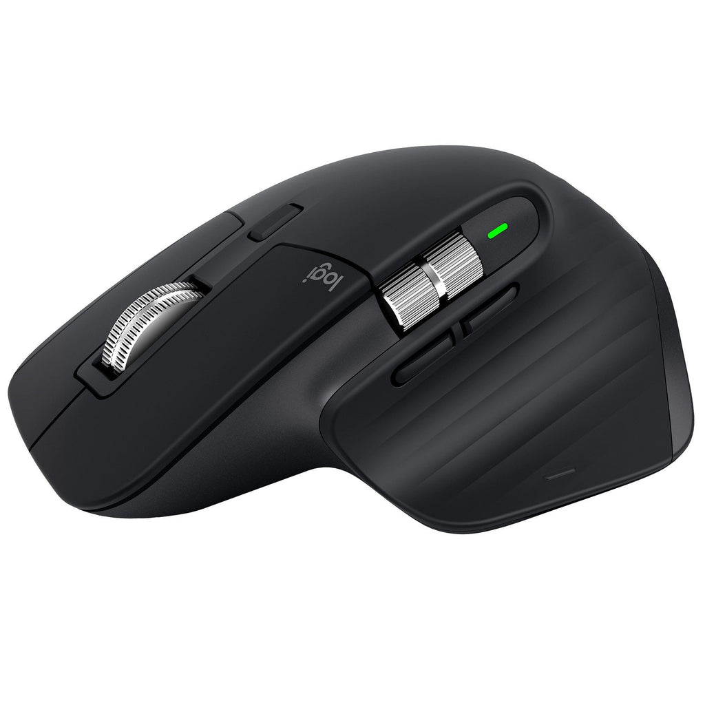 Logitech MX Master 3S Mouse (Black) and Knox Gear 4-Port USB 3.0 Hub