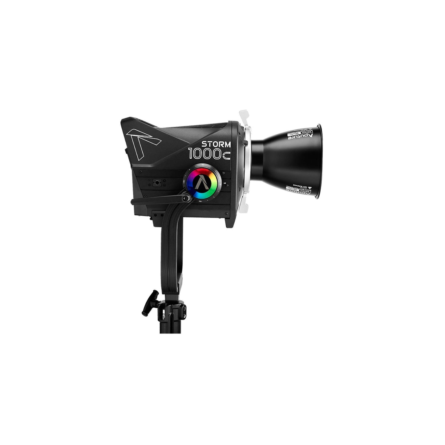Aputure Storm 1000c Bundle with Wide Reflector, Fresnel, Barn Doors, and Skid