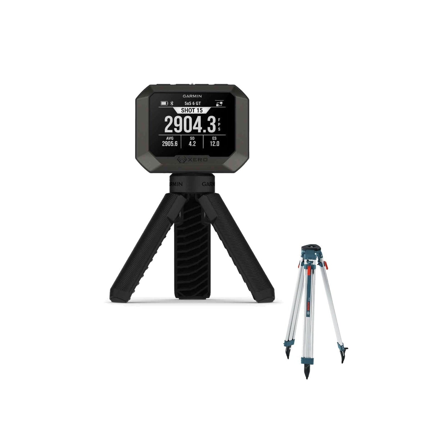 Garmin Xero C2 Chronograph with 63 Inch Contractor's Aluminum Tripod Bundle