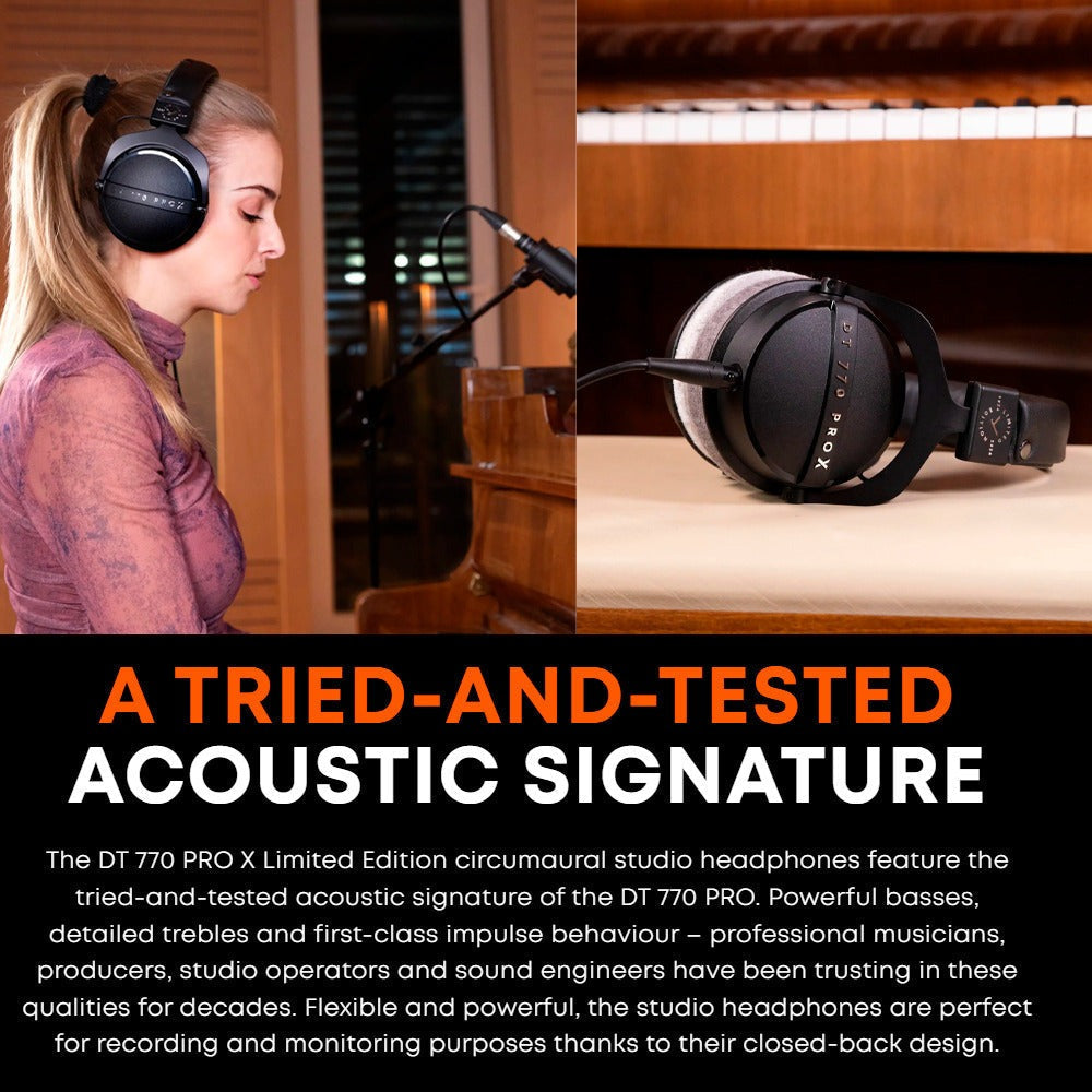 beyerdynamic DT 770 Pro X Limited Edition Over-Ear Studio Headphone for Recording and Monitoring
