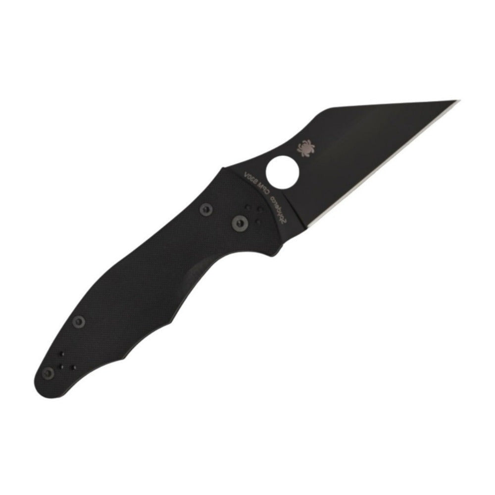 Spyderco Yojimbo 2 Hollow-Ground CPM S30V Stainless Steel Blade 7.69-Inch Folding Knife (Black)