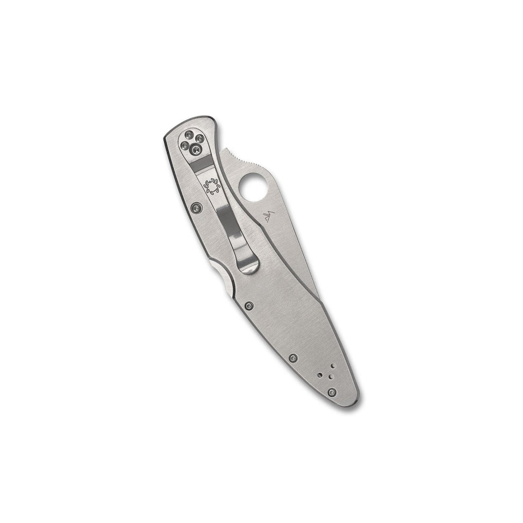 Spyderco Partially Serrated Edge Police Model Folding Knife with VG-10 Steel