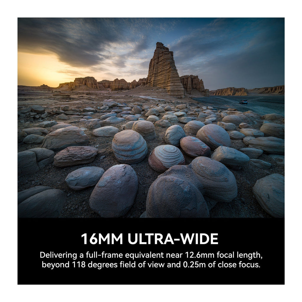 NiSi 16mm f/2.8 ASPH. Ultra-Wide Medium Format Lens (Hasselblad XCD Mount)