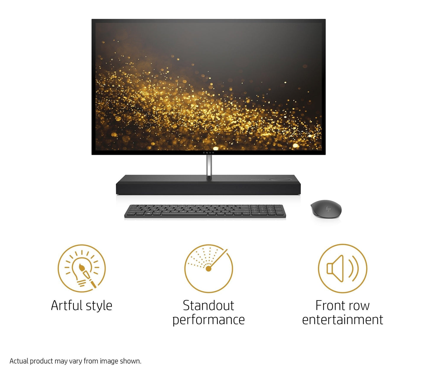 HP Envy 27-b114 27" QHD Touch All-in-One PC, Intel Core i7-7700T, 256GB SSD (Refurbished)