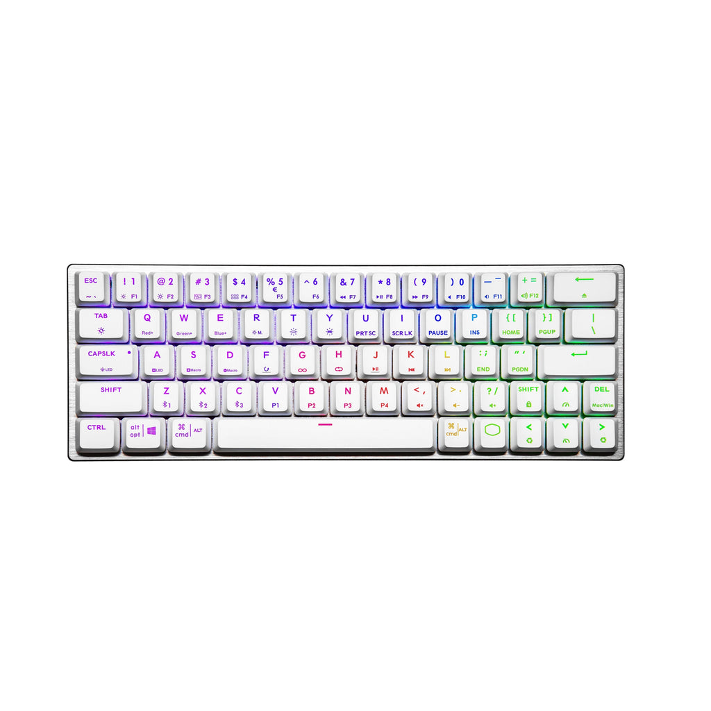 Cooler Master SK622 Wireless Bluetooth Mechanical RGB Gaming Keyboard (Silver White)
