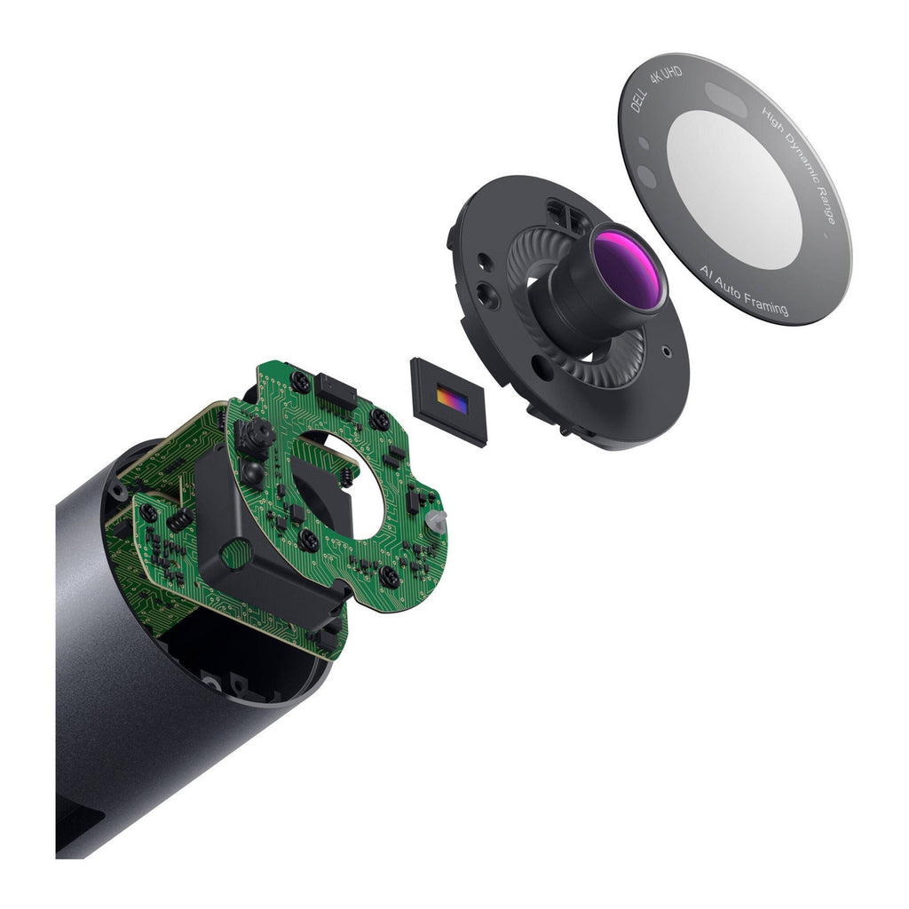 Dell UltraSharp 4K Webcam with AI Auto Framing and Up to 90-Degree Field of View