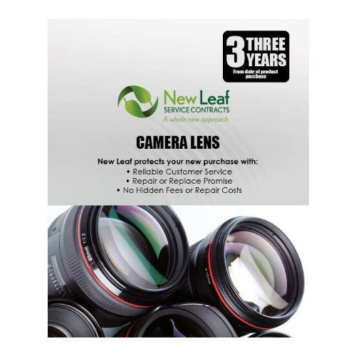 New Leaf 3-Year Camera Lens Service Plan for Products Retailing Under $6,500